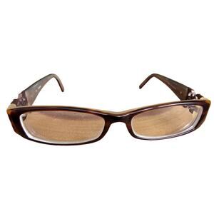 Guess Eyeglasses Women's‎ Brown Rectangle Gu1572
